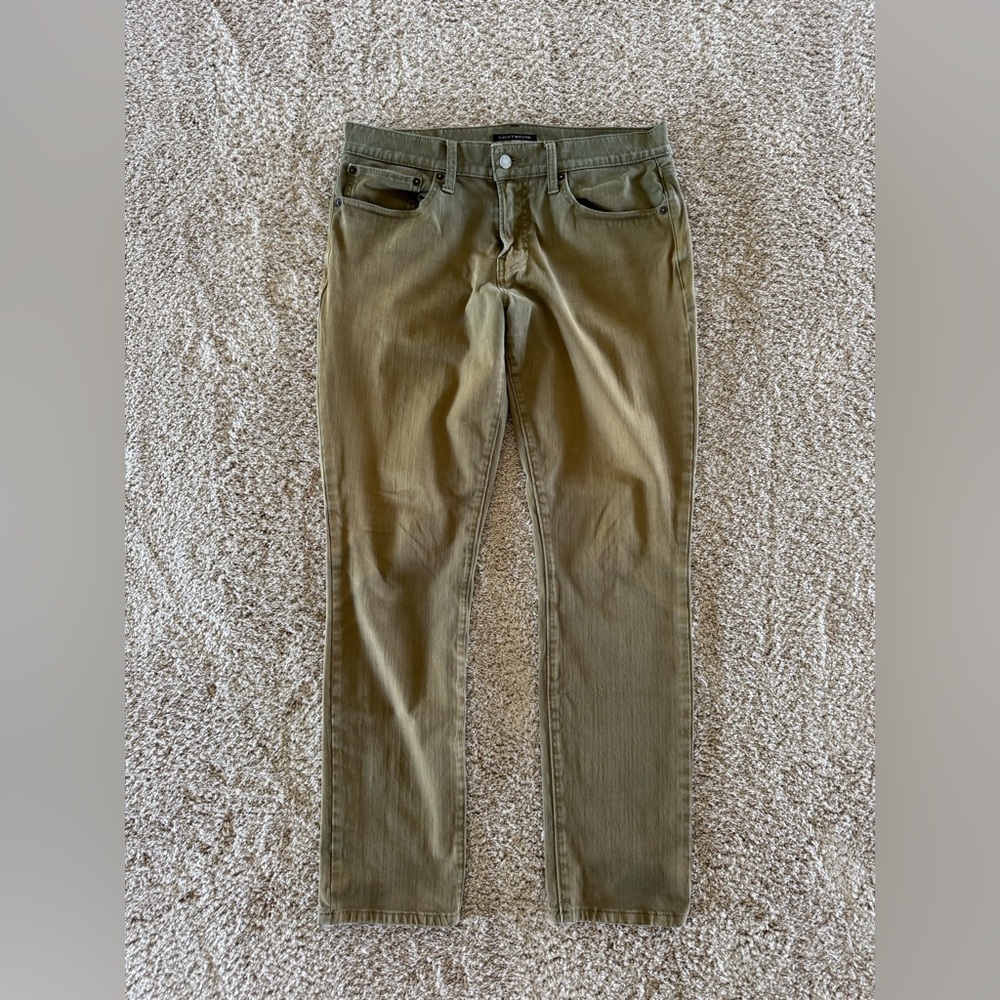 Lucky Brand Olive Khaki Wash Jeans